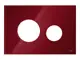 TECE-TECEloop-Blende-fuer-WC-Betaetigungsplatte-Glas-rubinrot-9240679 gallery number 1